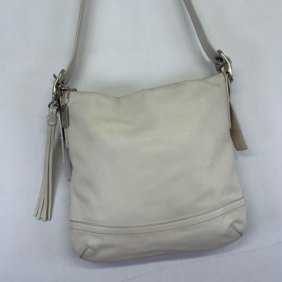 COACH‎ Leather Leather Crossbody Shoulder Bag Purse Convertible